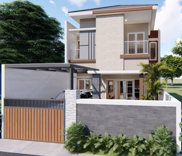 desain rumah kaca minimalis 2 lantai