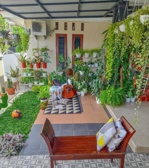 Model teras depan rumah sederhana