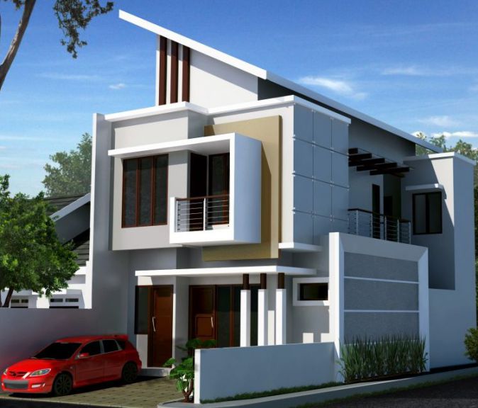 Desain Rumah 2 Lantai 8x11