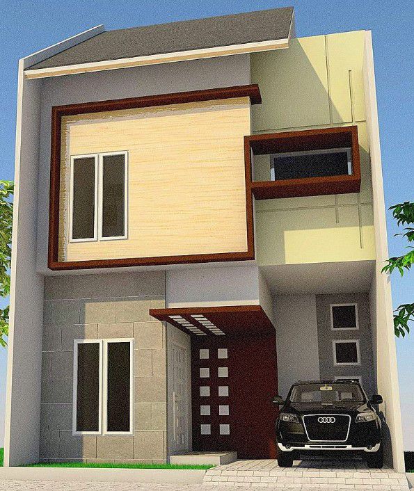 rumah minimalis bertingkat modern