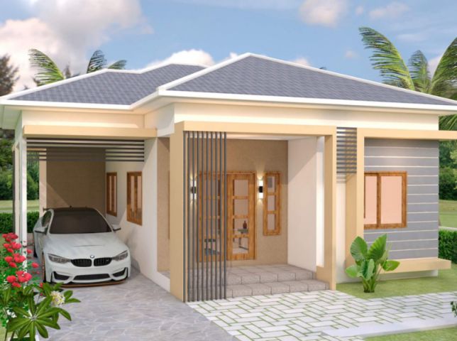 Desain rumah minimalis 9x9