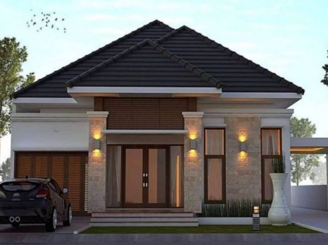 Gambar Rumah 9x9 Tampak Depan yang Menarik