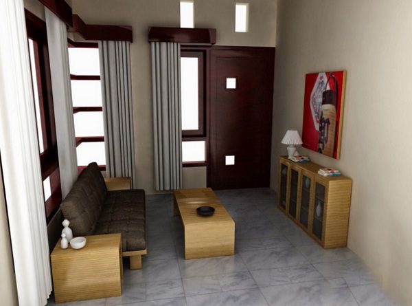 Dekorasi Ruang Tamu Rumah Tipe 21