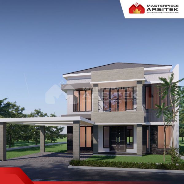 rumah tropis minimalis modern