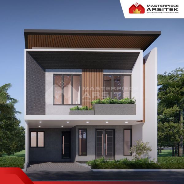 inspirasi rumah 2 lantai modern