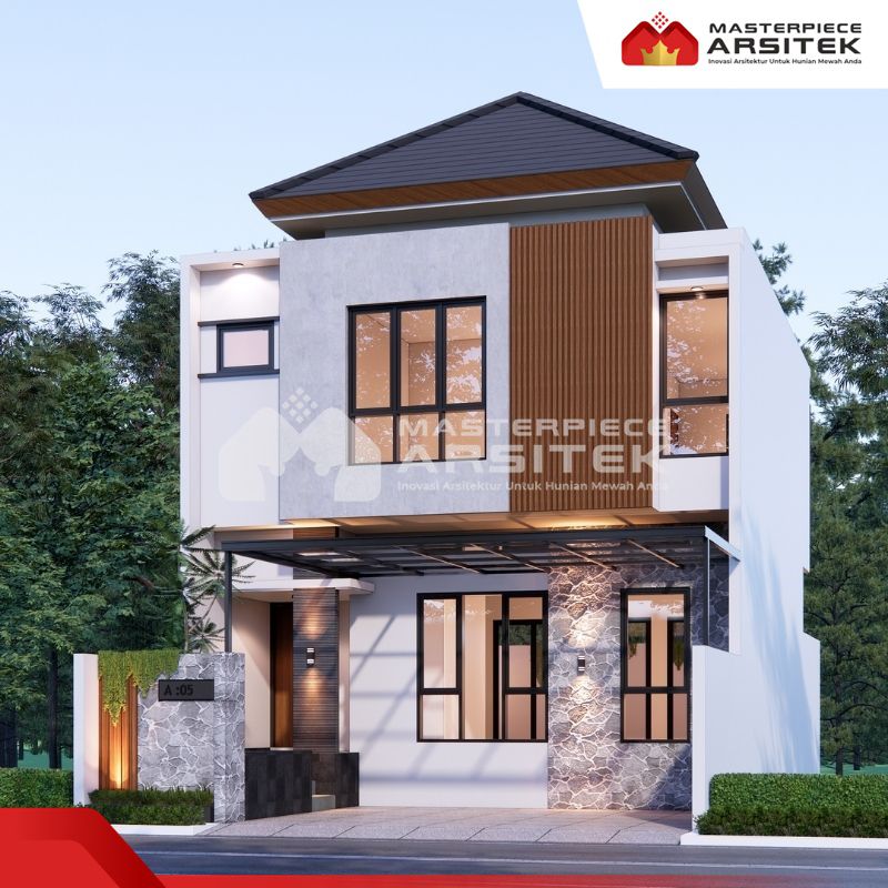 Desain Rumah Minimalis Modern Terintegrasi Smart Home