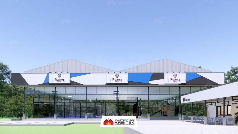 Jasa desain lapangan padel untuk klub olahraga