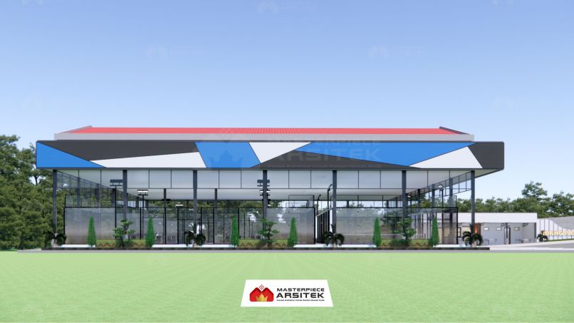 Jasa desain lapangan padel untuk klub olahraga