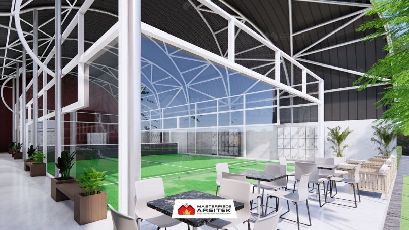 Jasa desain lapangan padel untuk sekolah & kampus