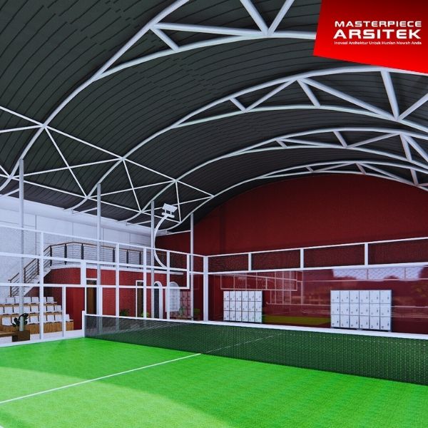 biaya harga jasa desain lapangan padel terbaru