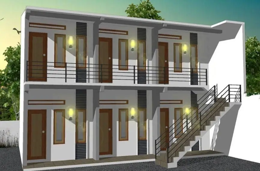 Model Rumah Kost 2 Lantai Sederhana