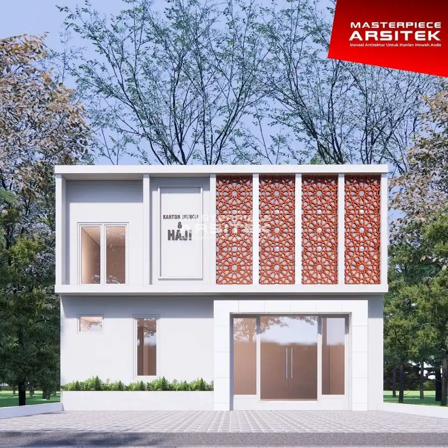desain rumah kantor haji dan umroh
