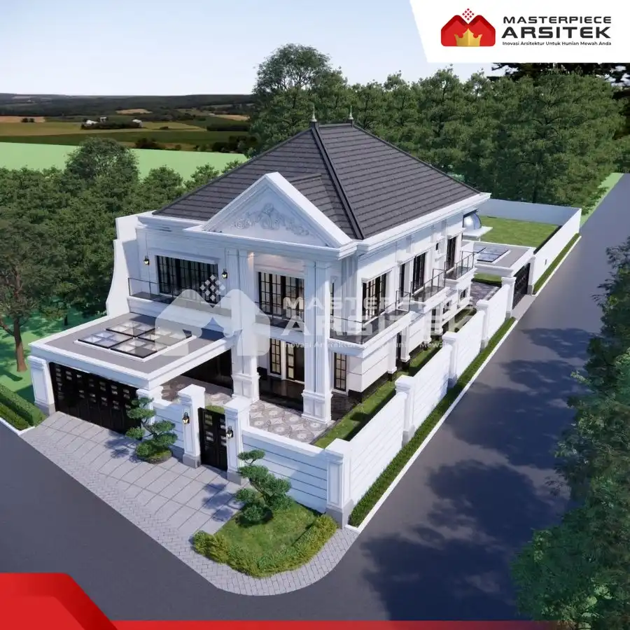 Desain rumah minimalis 2 lantai mewah modern