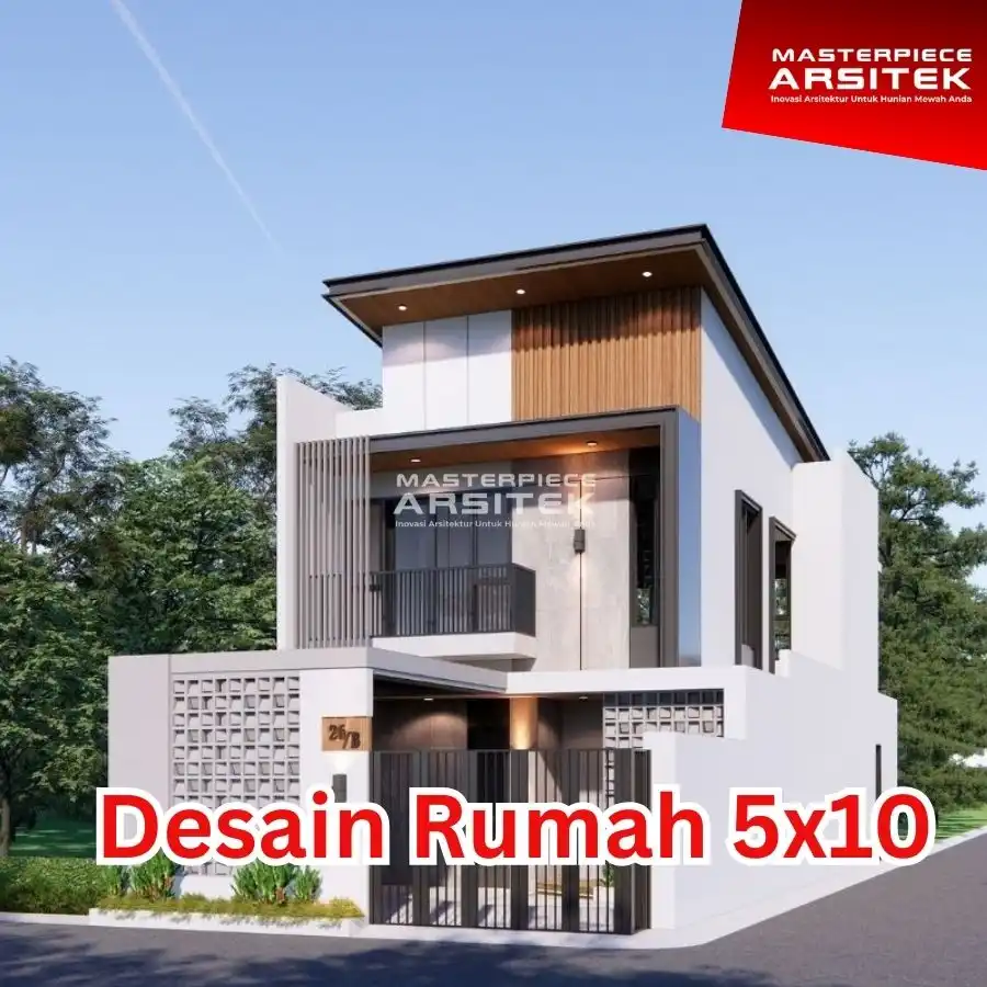 desain rumah ukuran 5x10 meter